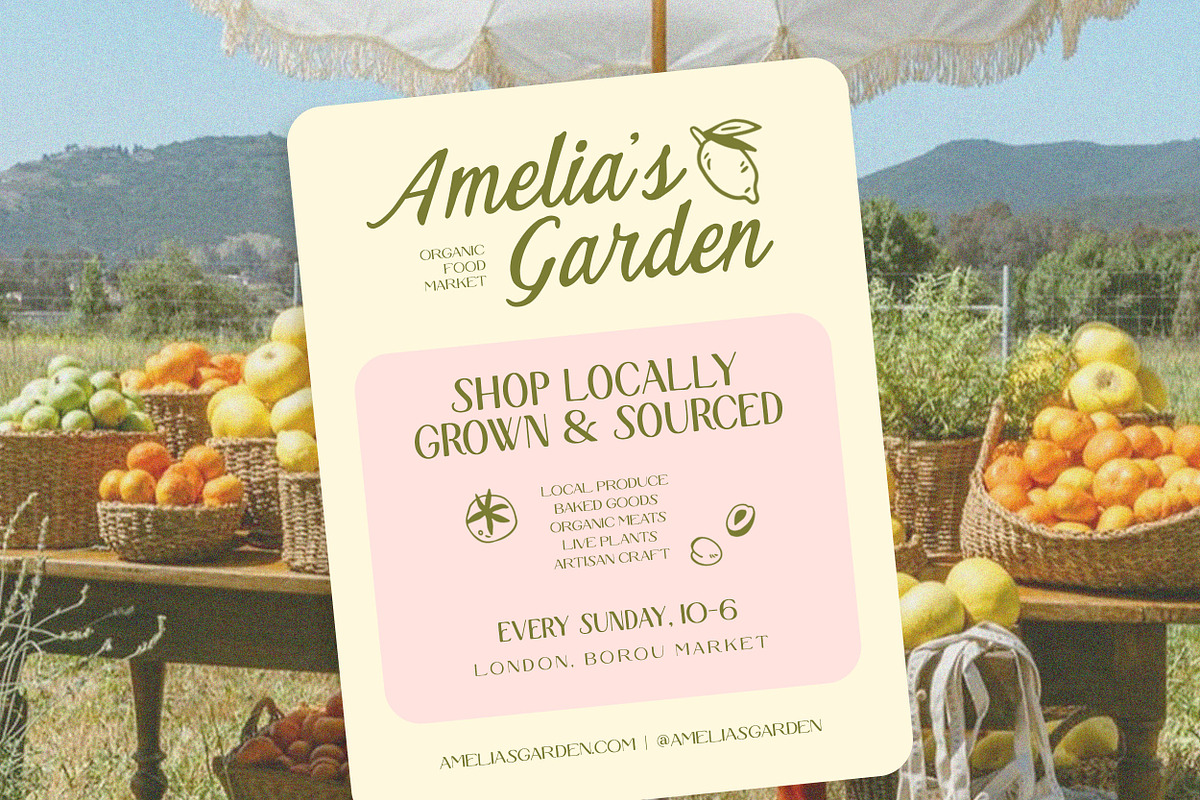 Quiet Garden Font Duo Retro Whimsy, a Script Font by Sixtype (Photo 2 of 8)