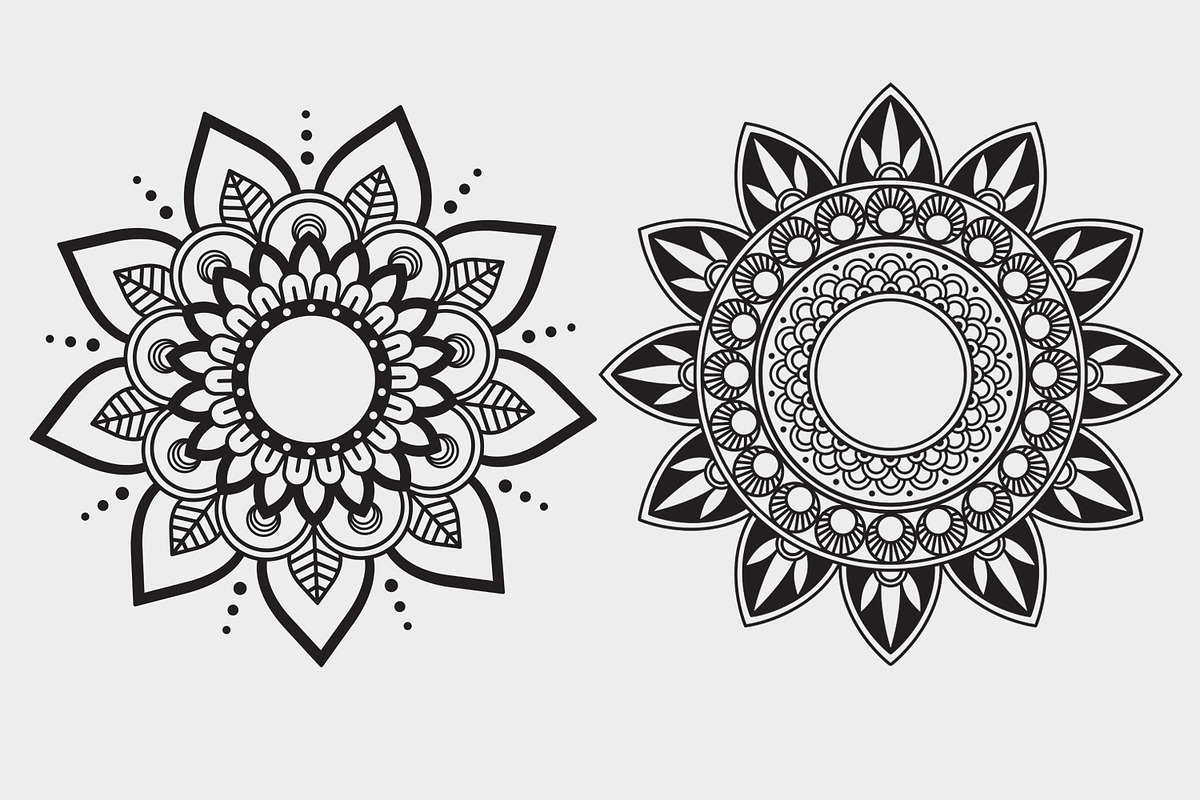4 Vector Mandala, a Graphic by aivos