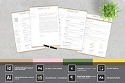 Nude Resume / CV & Cover Letter, a Resume Template by McLittle Stock (Thumbnail 1 of 4)