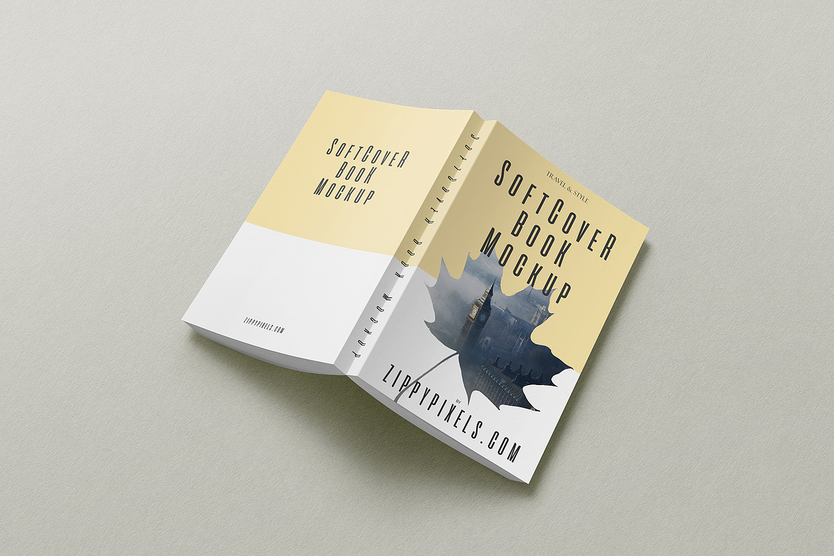 Book Cover Mockup, a Product Mockup by ZippyPixels (Photo 5 of 8)