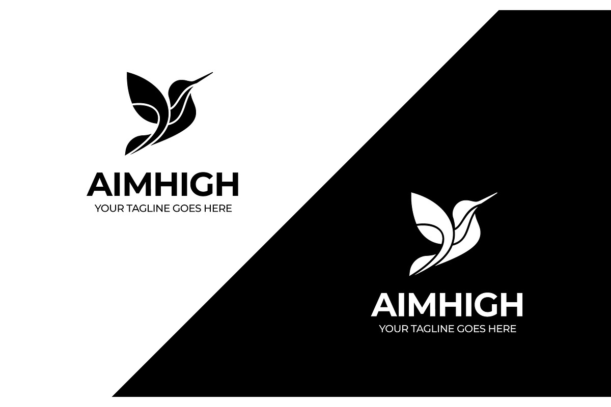 Vibrant Hummingbird Logo Template, a Branding & Logo Template by The Branding Fusion (Photo 2 of 2)