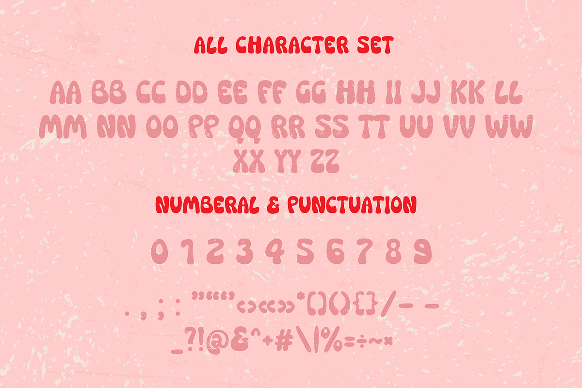 Peachy Rounded is a groovy font, a Sans Serif Font by Brown Cupple (Photo 10 of 11)