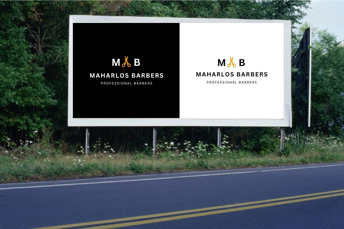 Barber Shop Brand Logo Template, a Branding & Logo Template by Mishek Munene (Photo 6 of 9)