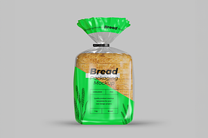 Transparent Bread Pouch Mockup