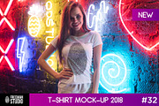 T-Shirt Mock-Up 2018 #32, a Shirt Mockup by Freeman Studio (Thumbnail 1 of 16)