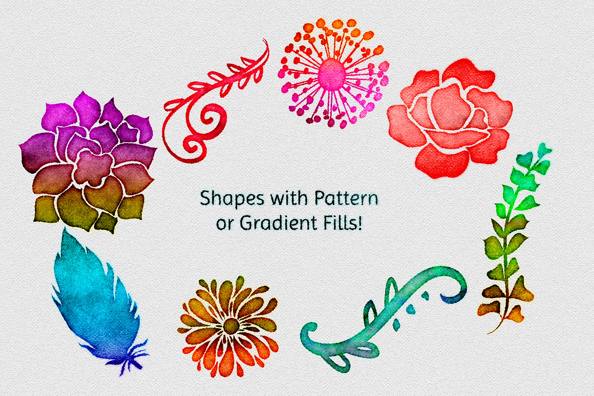 Watercolor Generator for Photoshop, a Texture Graphic by ClipartBrat Graphics (Photo 8 of 9)