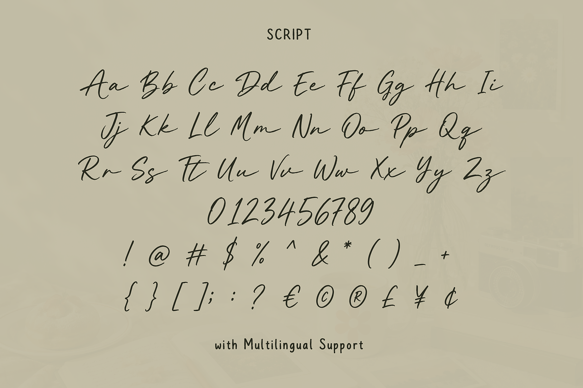 Sunday Atelier Font Trio, a Script Font by Creacy Studio (Photo 11 of 12)