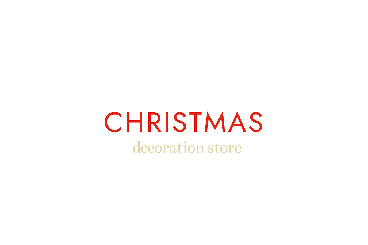 Christmas Event and Decor Store Logo, a Branding & Logo Template by RedRiver Studio (Photo 2 of 15)