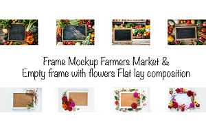 Frames Flowers & Frame Mockup Farmer, a Business Photo by VetalStock