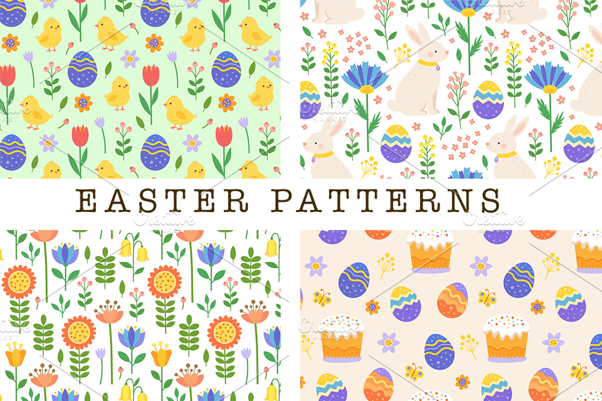Decorative Easter Design Kit, a Seasonal Illustration by Artspace (Photo 2 of 8)