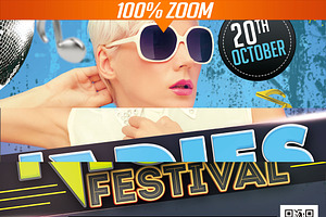 Ladies Night festival flyer
