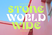 Stone WorldWide Modern Retro, a Serif Font by Muntab_Art (Thumbnail 1 of 10)