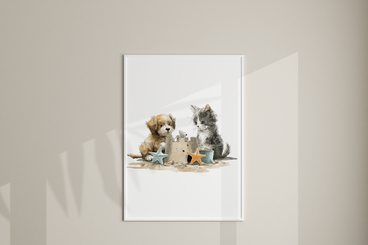 20 Whimsical Cat and Dog PNG Clipart, an Animal Illustration by Pati Charm Studio (Photo 7 of 8)