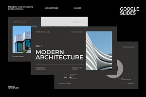 Modern Architecture Google Slides, a Presentation Template by adoestudio