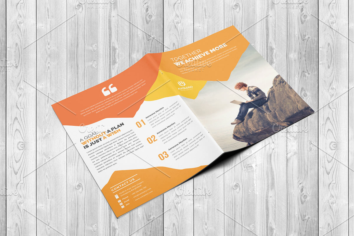 Corporate Bifold Brochure Template, a Brochure Template by Alice_s (Photo 11 of 12)