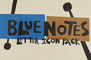Blue Notes - Collage Jazz Pack, a Solid Icon by Madeline ODonoghue Design (Thumbnail 1 of 9)