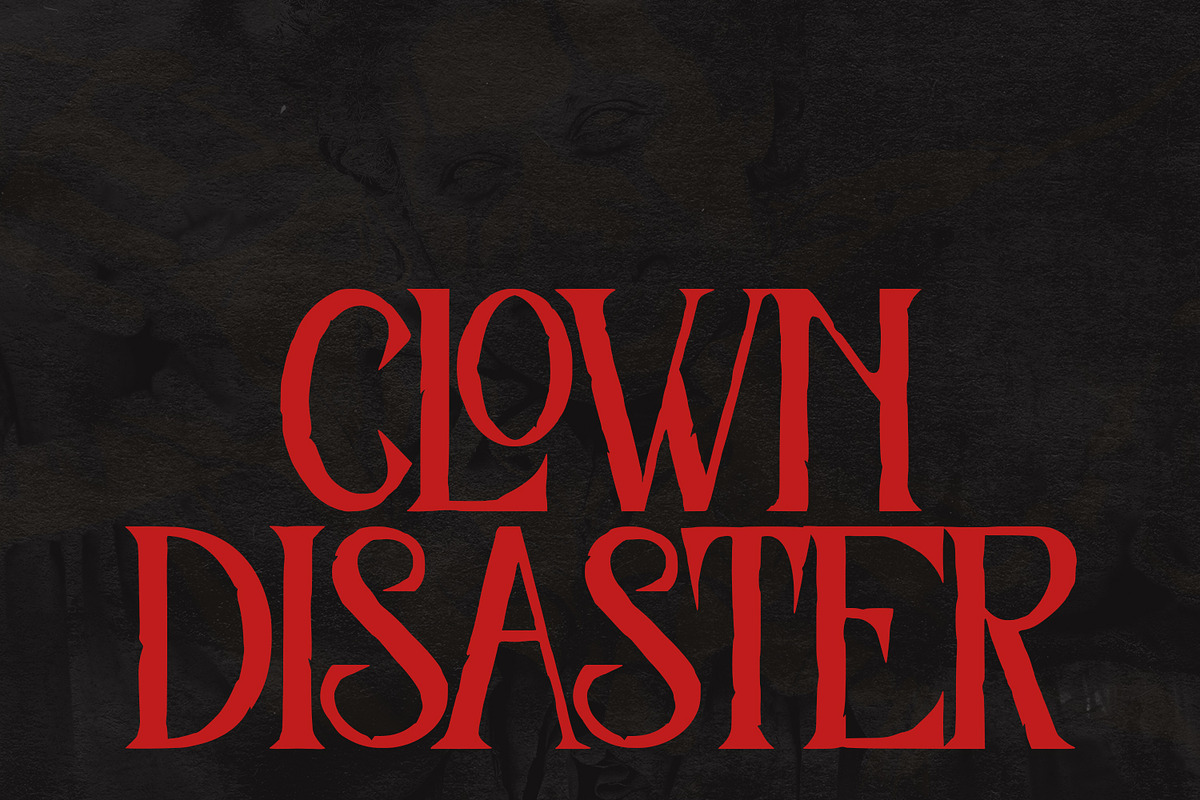 Xrozla Scary Serif Horror Display, a Serif Font by Maulana Creative (Photo 3 of 7)