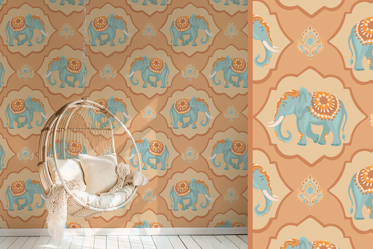 Indian vector patterns, a Pattern Graphic by Carpet Tapete Pretzel (Photo 4 of 25)