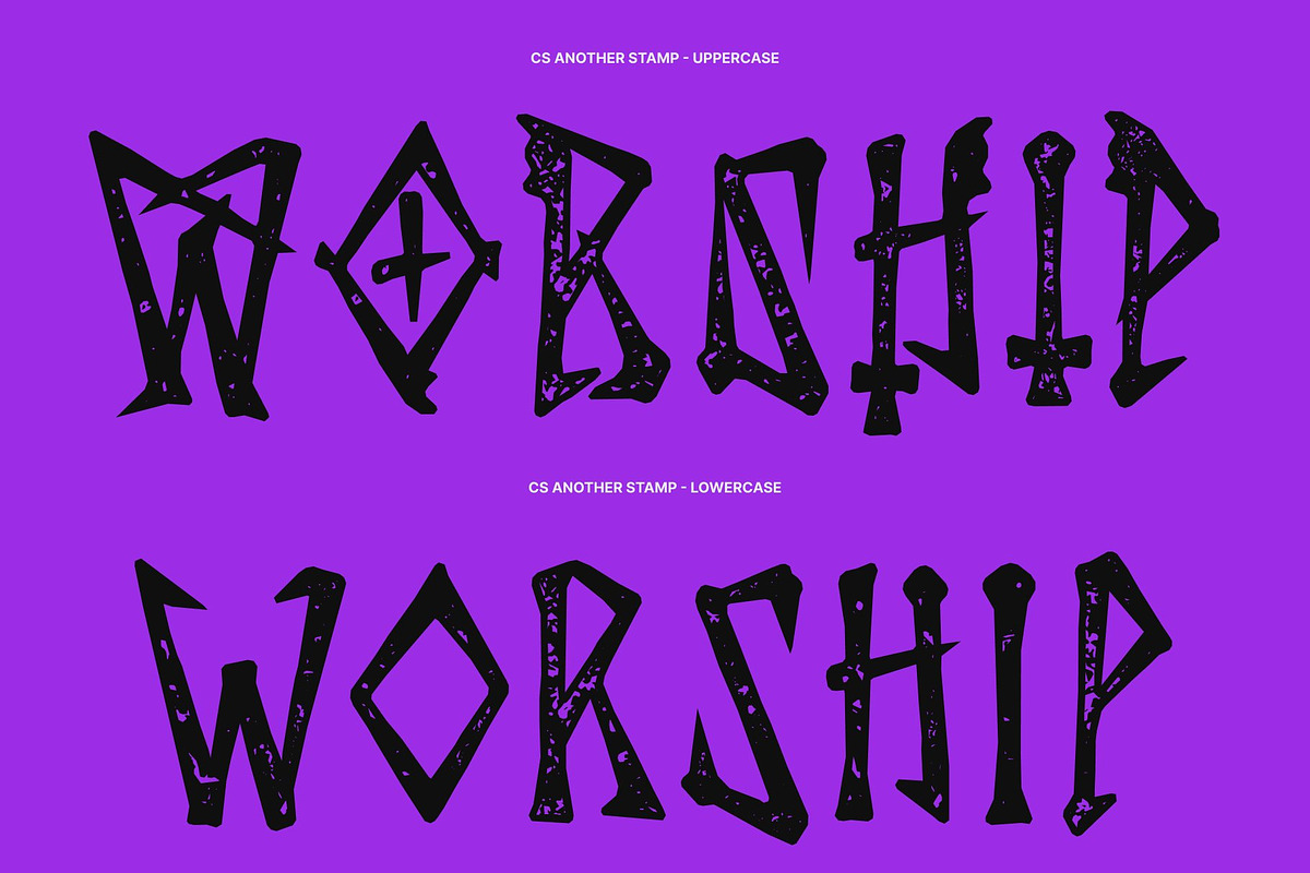 CS Another Stamp, a Serif Font by Craft Supply Co. (Photo 5 of 8)
