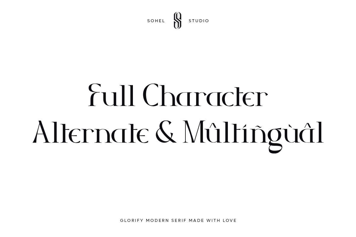 Glorify - Business Branding Serif, a Serif Font by Sohel Studio (Photo 11 of 11)