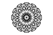 Modern Black and White Mandala Pack, a Decorative Illustration by NJ Himel (Thumbnail 98 of 101)