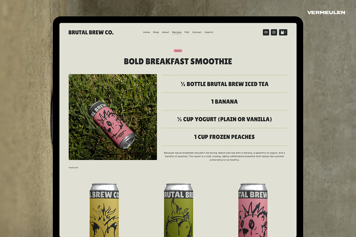 Squarespace Website Template | Bold, a Squarespace Template by Vermeulen Design Studio (Photo 5 of 7)