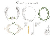 Heavenly Watercolor Clip art, a Decorative Illustration by Eves_Aquadreams (Thumbnail 4 of 6)