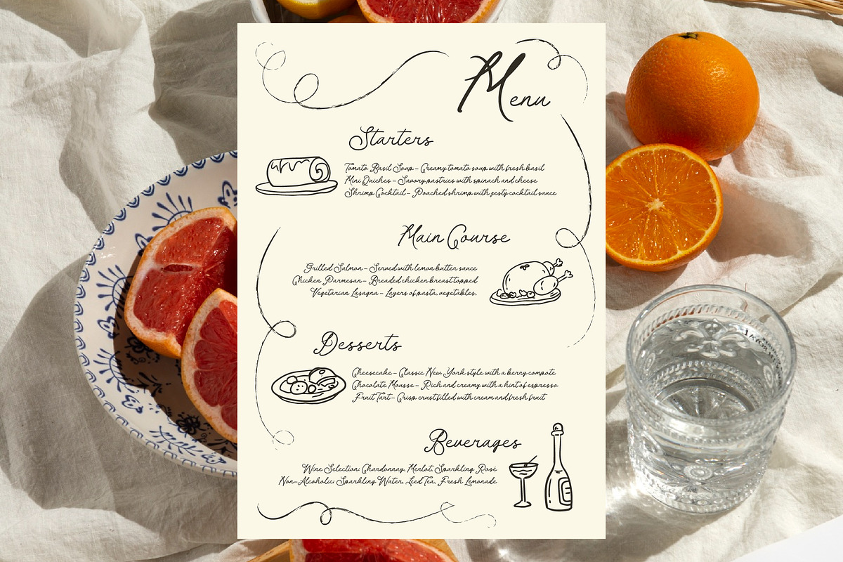 Palm Haven Elegant Handwritten, a Handwritten Font by AmorfaType (Photo 2 of 8)