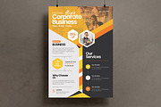 Corporate Business Flyer Template, a Flyer Template by MightyDesign (Thumbnail 1 of 8)
