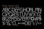 DAVINCI FONTS | MODERN SANS, a Sans Serif Font by Muntab_Art (Thumbnail 8 of 9)