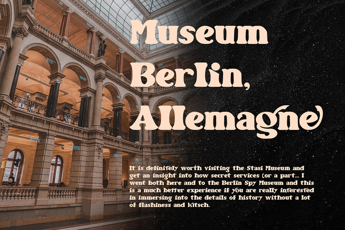 Vickie - Modern Retro Font, a Handwritten Font by Arendxstudio (Photo 2 of 9)