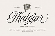 Baliglad – Stylish Calligraphy Font, a Script Font by Honestype (Thumbnail 3 of 12)