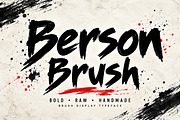 Berson Brush, a Script Font by Wow Magic (Thumbnail 1 of 5)