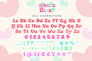 Bigger Heart Font, a Handwritten Font by KengGraphic (Thumbnail 7 of 8)