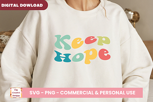 Keep Hope SVG Cut Files