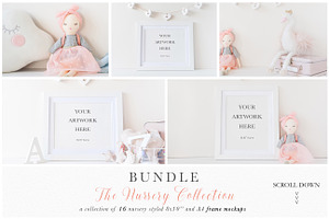 Frame mockup bundle - nursery