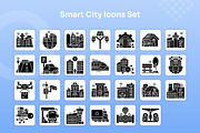 Smart City Icons Set - Glyph, a Solid Icon by Kmg Design (Thumbnail 2 of 2)