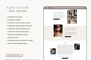 Wix Website Template - Photography, a Wix Template by Nes Design Co (Thumbnail 6 of 19)