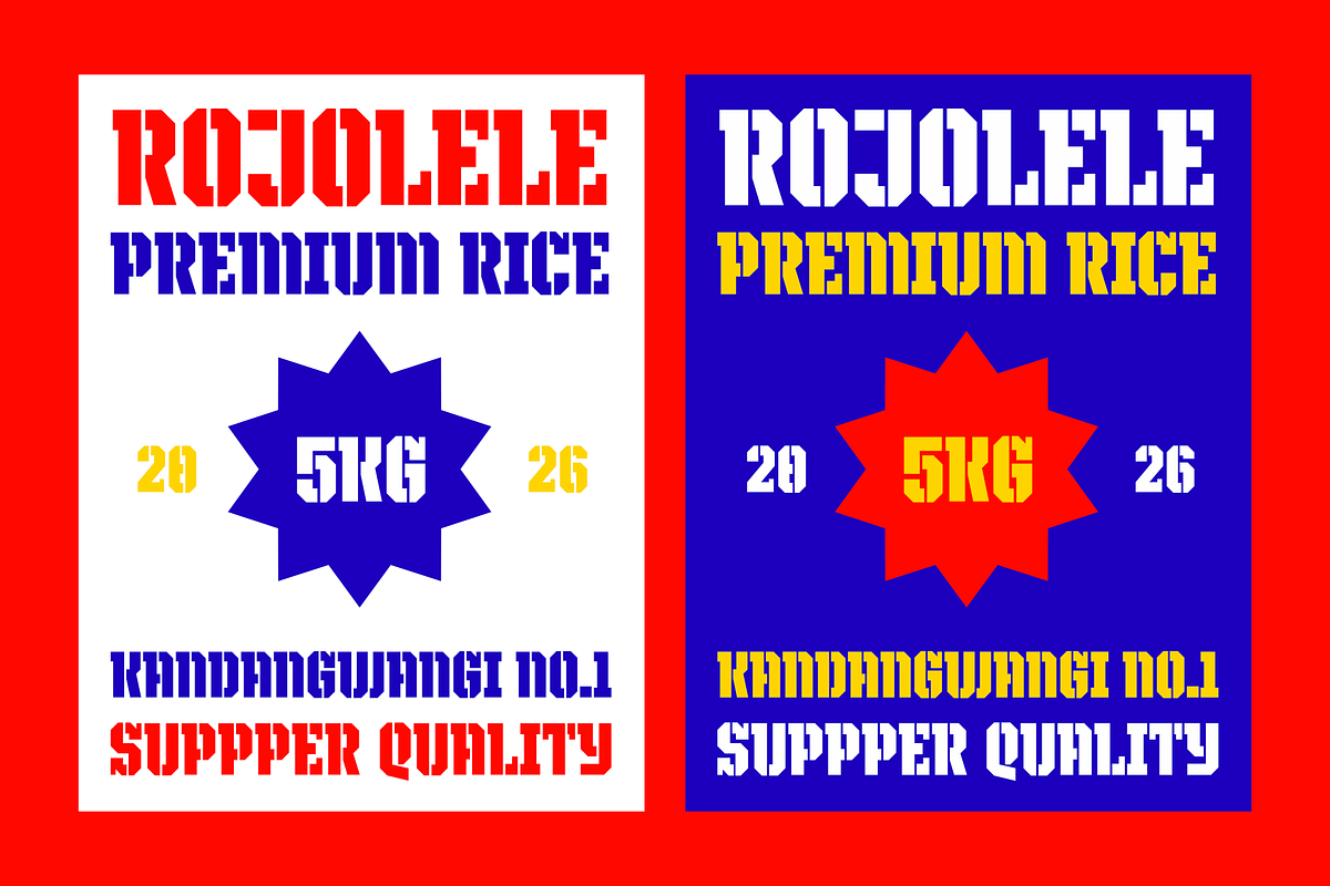 Blukat – Stencil Display Font, a Sans Serif Font by Griyo Type (Photo 9 of 10)