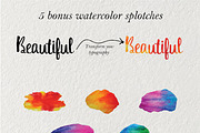 Columbine Script + bonus, a Script Font by Carola-Corujan (Thumbnail 7 of 7)