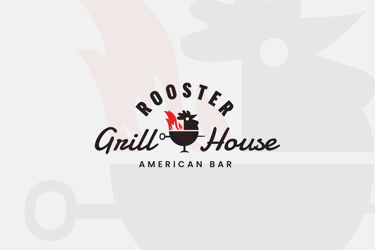 Rooster Grill House Logo Template, a Branding & Logo Template by Headfonts (Photo 3 of 3)