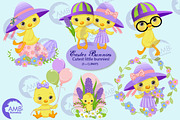 Easter chicks triple pack AMB-2722, an Illustration by AMBillustrations (Thumbnail 1 of 7)