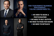 40 AI Business Man Photo Prompts, a Business Photo by Selenique Studio (Thumbnail 3 of 13)