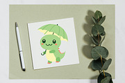 14 Cute Dino Dinosaur Character, an Animal Illustration by jongcreative (Thumbnail 5 of 7)