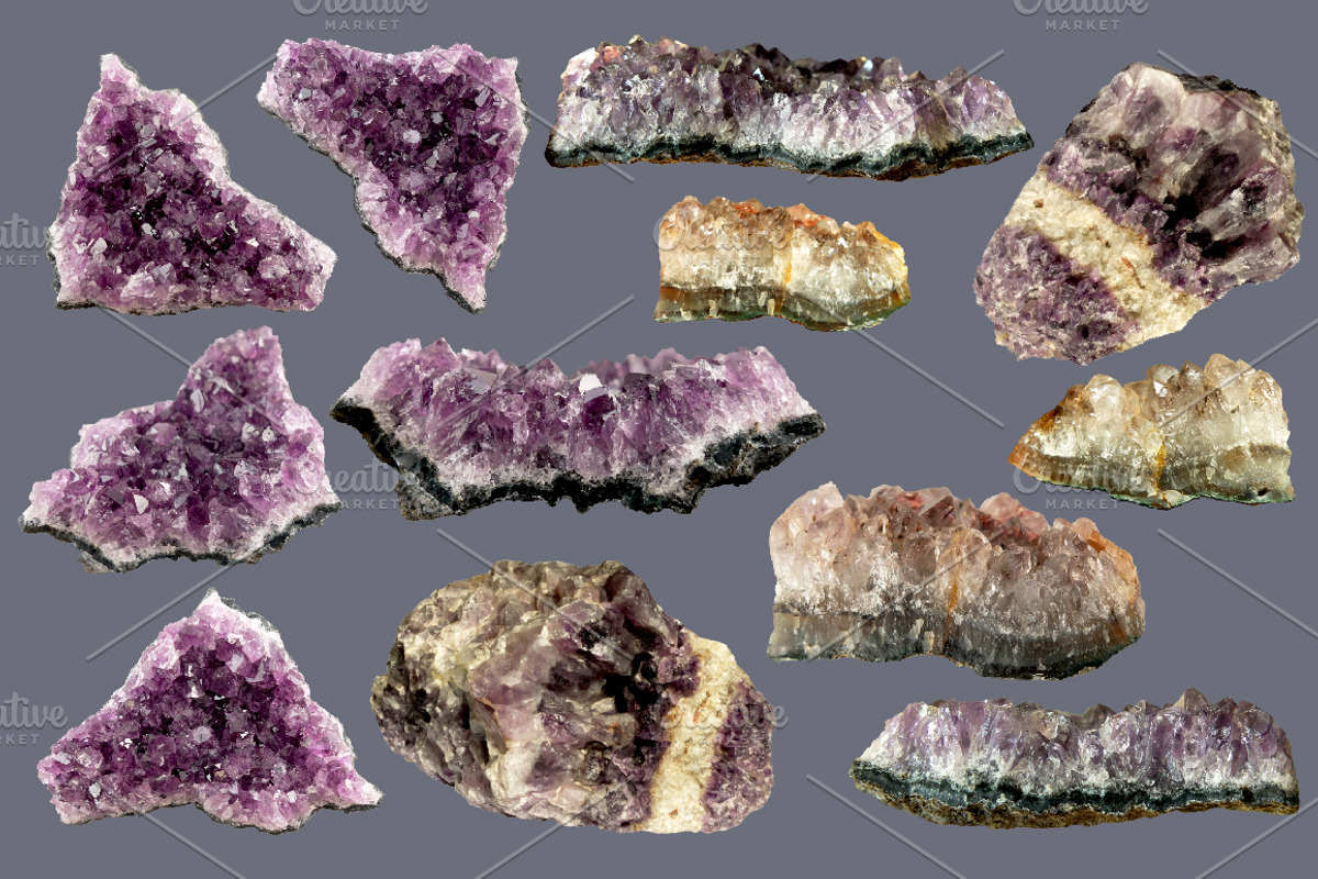 Amethyst - Gemstone Specimens, an Object Graphic by Turning Moss (Photo 3 of 7)