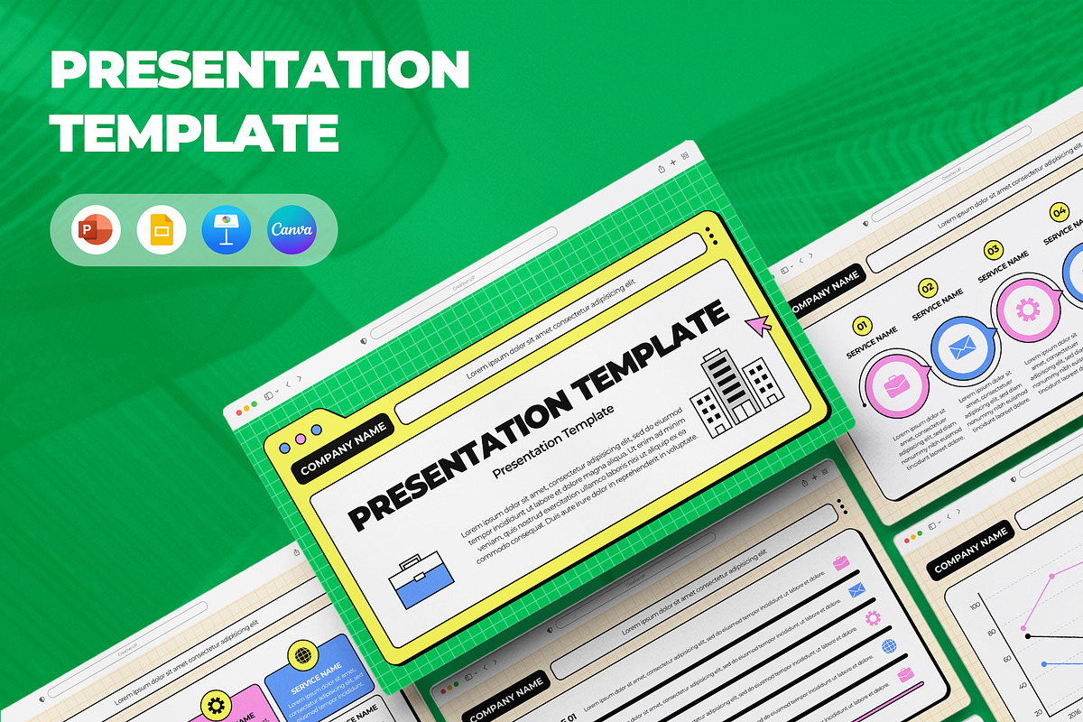 Business Plan PowerPoint Template, a Presentation Template by CreativeUP (Photo 1 of 6)