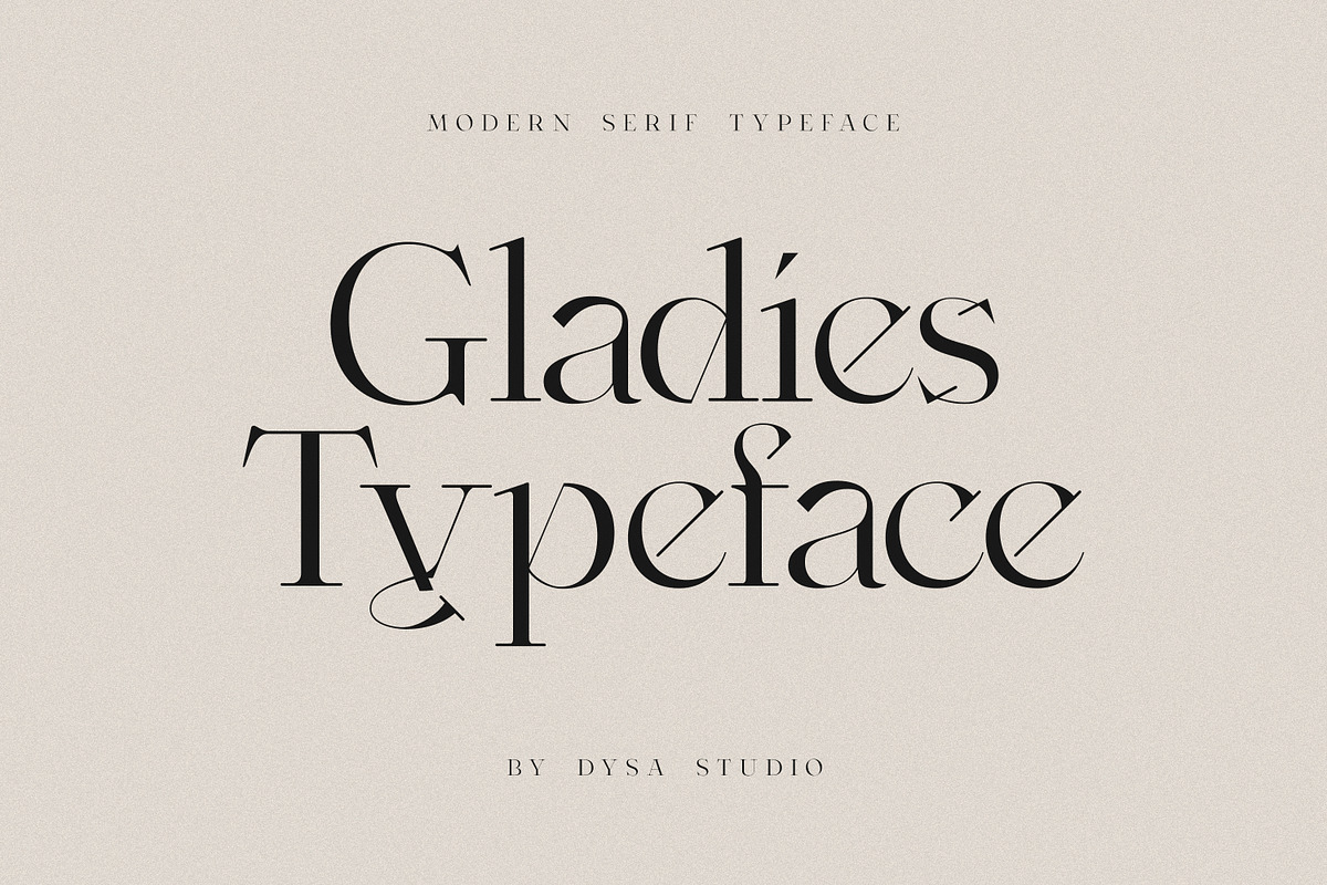 Gladies, a Serif Font by DYSA Studio (Photo 1 of 13)