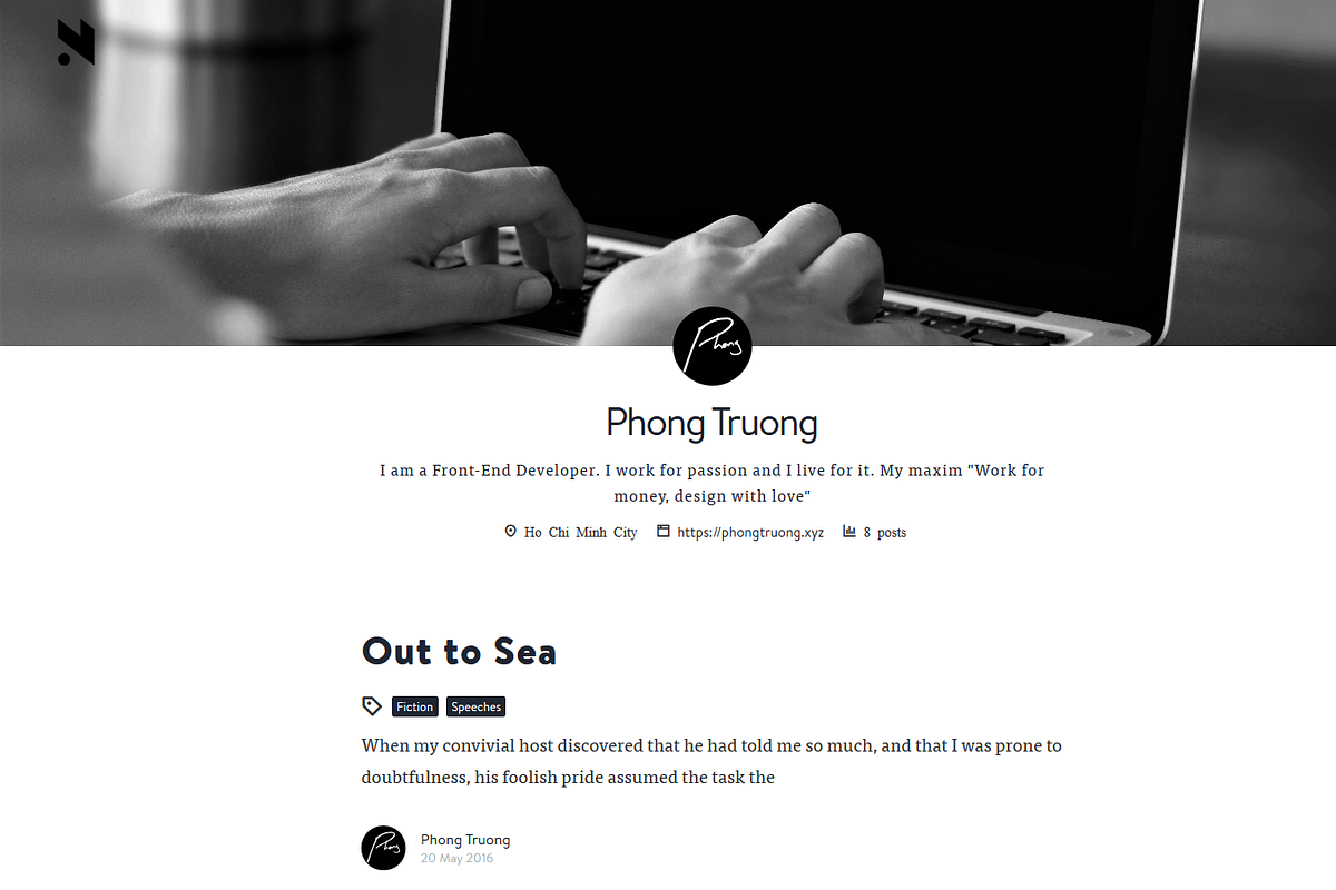 Alesto - The Minimalist Ghost Theme, a Websites & App Template by Pozi Design (Photo 4 of 8)