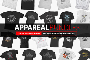 Apparel Mock-Ups Vol-1 Bundle