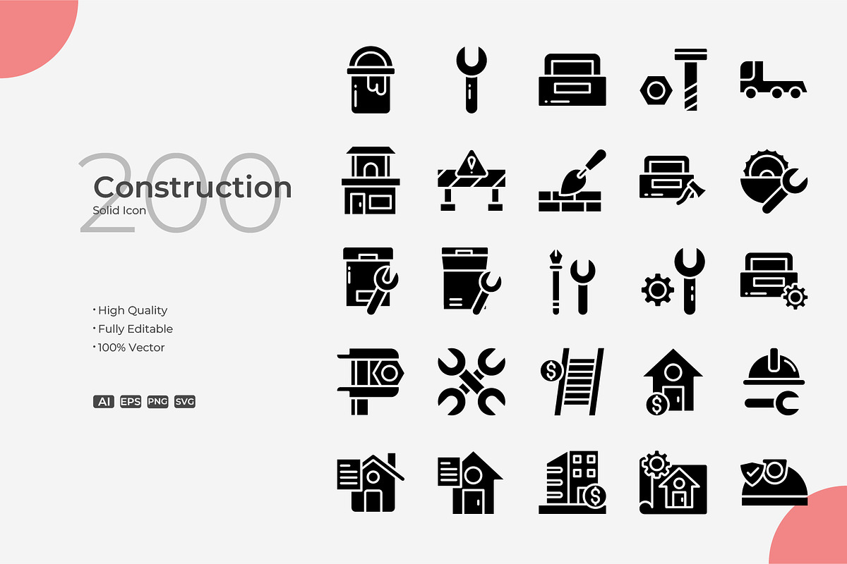 Construction Solid Icons, an Icon by Bloodline